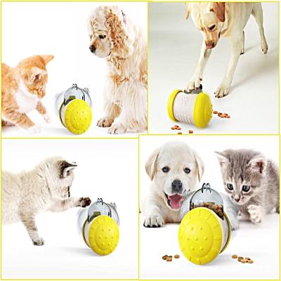 Distributeur de Croquettes pour Chien - BrainChase™ - Jaune - Paradis pour chien