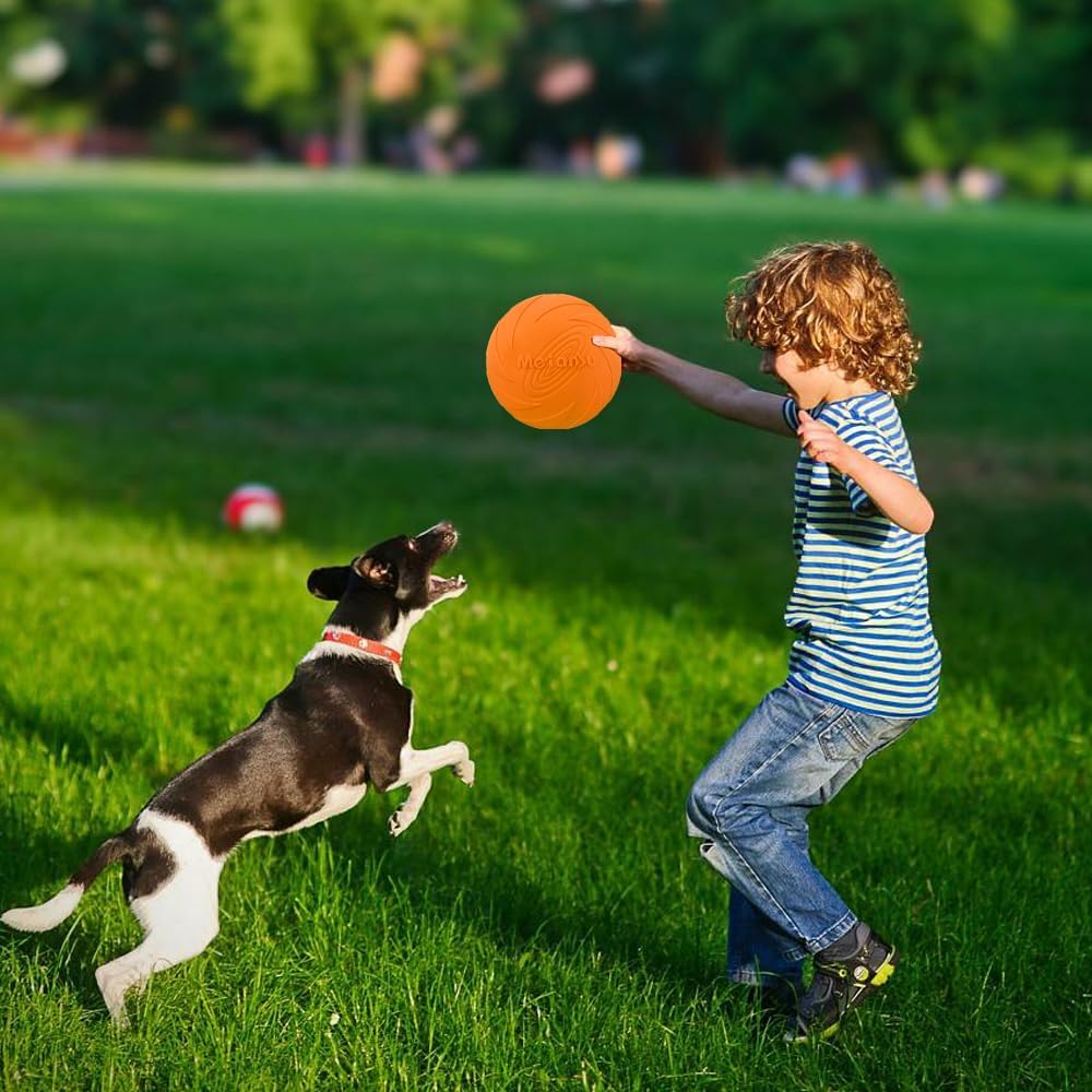 Frisbee Chien - FlyingDiscToys™ - Orange - Paradis pour chien