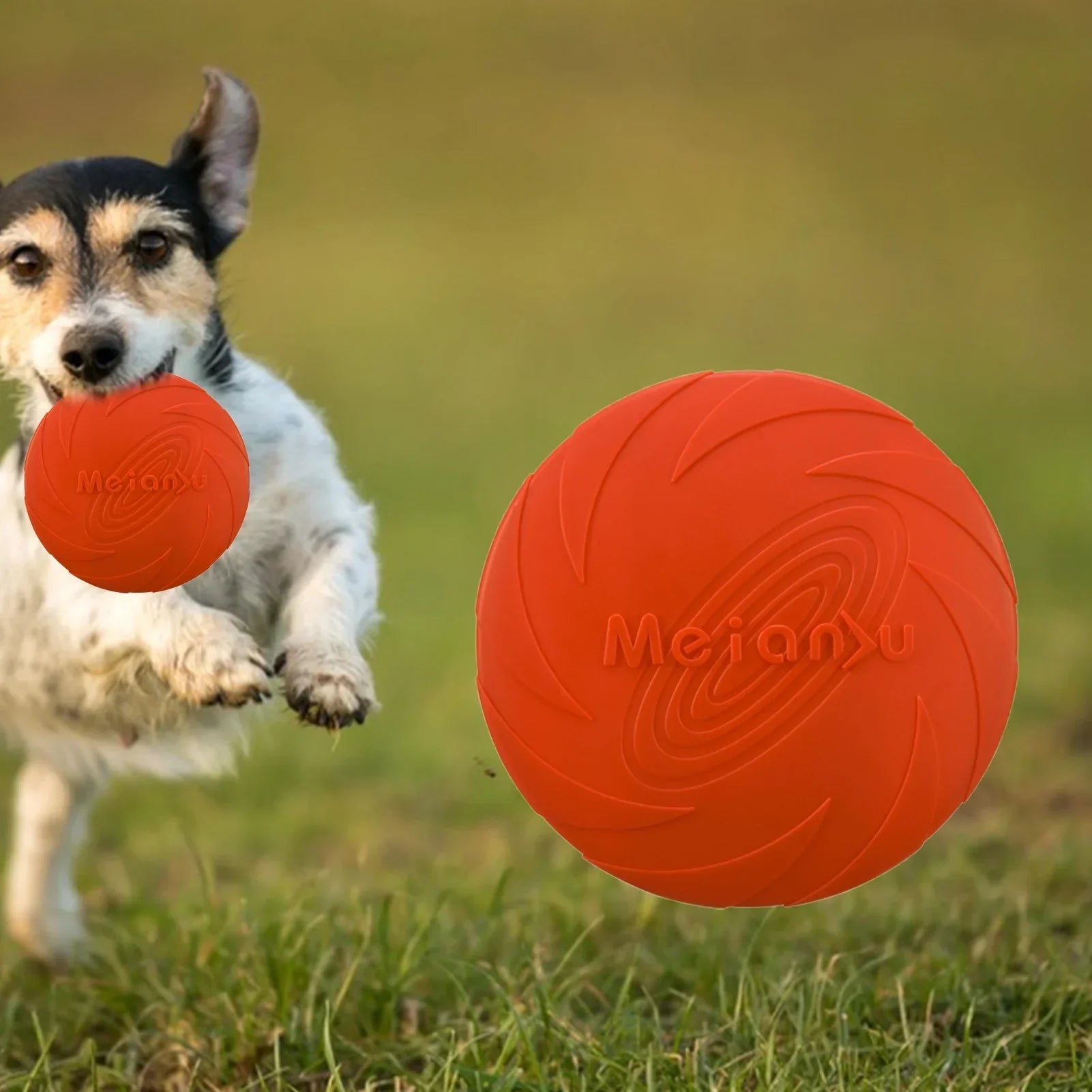 Frisbee Chien - FlyingDiscToys™ - Rouge - Paradis pour chien