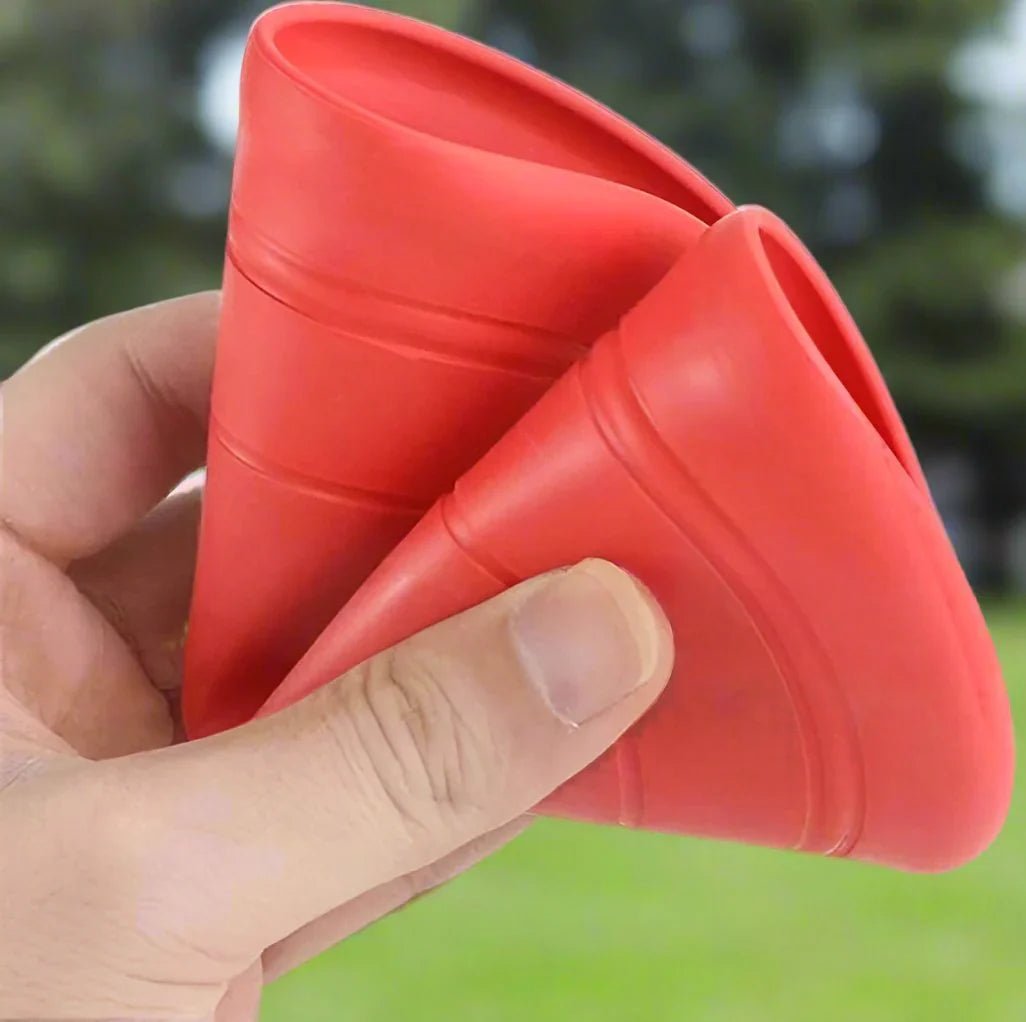 Frisbee Chien - FlyingDiscToys™ - Rouge - Paradis pour chien