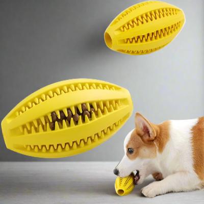 Jouet Interactif pour Chien - ChewBounceBall™ - Jaune - Paradis pour chien