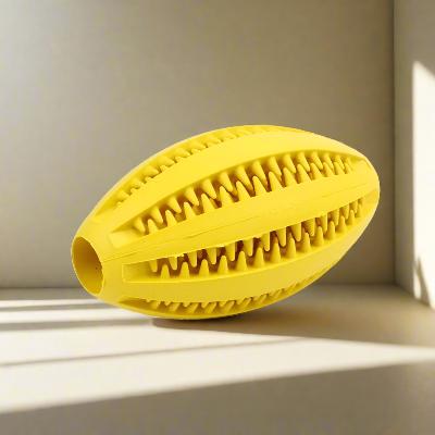 Jouet Interactif pour Chien - ChewBounceBall™ - Jaune - Paradis pour chien