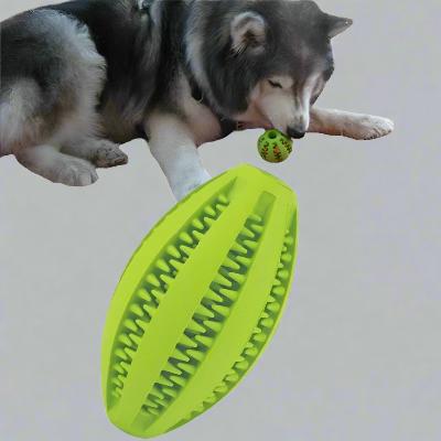 Jouet Interactif pour Chien - ChewBounceBall™ - Vert - Paradis pour chien