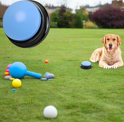 Jouet Interactif pour Chien - ChienParlant™ - Bleu Clair - Paradis pour chien